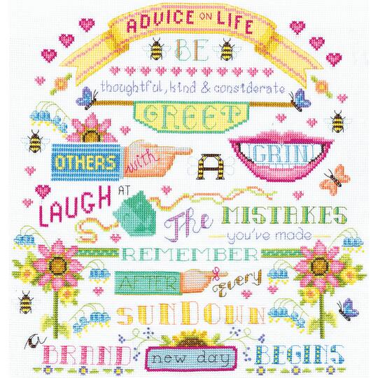 Design Works™ Advice On Life Counted Cross Stitch Kit | Michaels®